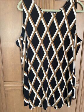 Women's Sleeveless Tunic Blouse